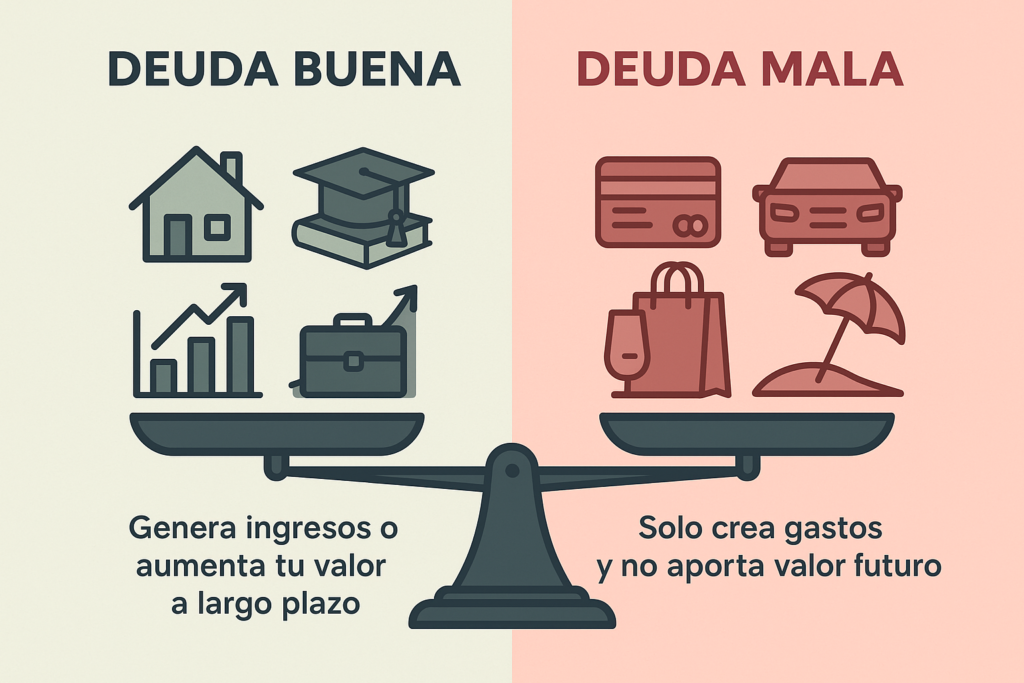 deuda buena vs deuda mala